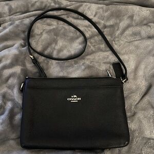 Coach Journal Pebbled Leather Crossbody